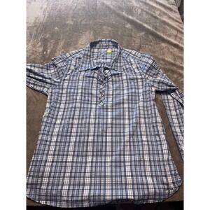 Cabela's Womens 2XL Plaid Long Sleeve Button Up Casual Shirt Top